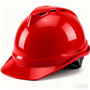 İnşaat Güvenlik Kaskı Endüstriyel Baret V Şekilli 4 Noktalı Oluklu ABS HDPE EN397 Sertifikalı Hafif Ayarlanabilir - Product Image 2