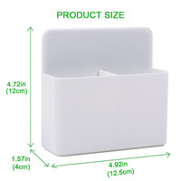 Porte-stylo magnétique en plastique, aimant puissant, organisateur de tableau blanc, porte-crayons pour casier scolaire, réfrigérateur, indispensables pour la salle de classe