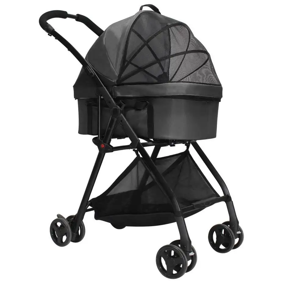 Hund Kinderwagen/Katze Welpe Reisen Träger Wagen Hund Gehen Einkaufen Kinderwagen Falten Haustier Buggy