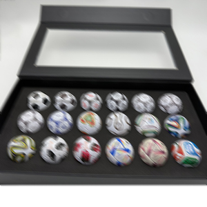 Cuentas Decorativas Focal Beads, 18 Piezas/Juego, Adornos para Fanáticos <span class=keywords><strong>de</strong></span> <span class=keywords><strong>la</strong></span> <span class=keywords><strong>Copa</strong></span> Mundial, Coleccionables, Partido <span class=keywords><strong>de</strong></span> Fútbol Mundial 1970-<span class=keywords><strong>2022</strong></span>, Mini Balón <span class=keywords><strong>de</strong></span> Fútbol Conmemorativo, Caja <span class=keywords><strong>de</strong></span> Regalo - Product Image 6