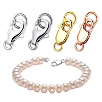 Xzp — collier en argent Sterling 0730 925, boucle de homard, perles pour invitations
