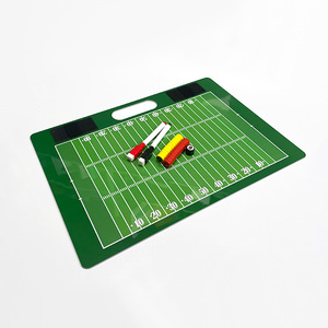 PVC bóng bầu dục huấn luyện viên Hội Đồng Quản trị cao cấp Chiến Thuật Hội Đồng Quản Trị hai bên với đầy đủ và một nửa Tòa Án khô xóa đánh dấu Hockey clipboard - Product Image 4