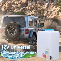 Système de pulvérisation universel 12V pour pare-brise de voiture avec réservoir et pistolet de lavage haute pression