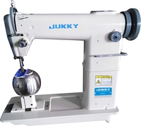 Mesin Jahit JUKKY 810 Satu Jarum Heavy Duty Post Bed Lockstitch untuk Sepatu dan Barang Kulit dengan Motor Industri dan Pengumpan Otomatis