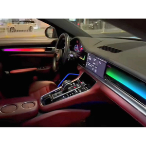Custom <b>Car</b> Interior Ambient Light Kit for Porsche Panamera 2017-2023 Symphony LED Dashboard Door Atmosphere Lamp Factory - Product Image 4