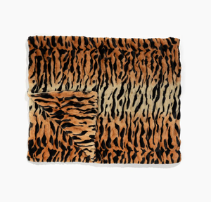 Selimut lempar palsu Kelinci bulu palsu spandeks Ruched seri hewan lembut lapisan dua sisi mewah untuk musim dingin - Product Image 2