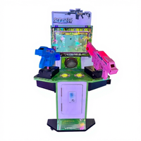 Machine de jeu de tir de simulation intérieure pour enfants Anime City, 47 pouces, double pistolet, Alien Big Battle, pleine puissance de tir, en métal