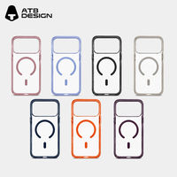 Coque de téléphone magnétique colorée ATB Wholesale pour iPhone 18 Pro Max, transparente, anti-jaunissement, antichoc, avec emballage personnalisé