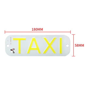 Panneau de signalisation de <span class=keywords><strong>taxi</strong></span> à LED rouge bleu jaune <span class=keywords><strong>COB</strong></span> Energy Saving Long Life Panel Hook Mount Inverter Powered Car Windshield Window Display - Product Image 3