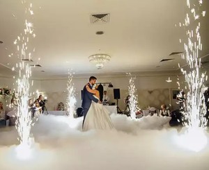 DMX Remote Control Stage <strong>Fireworks</strong> 600W Cold Spark Fountain <strong>Machine</strong> for Wedding Party - Product Image 5