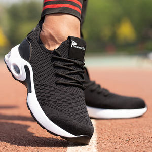 Nuove <span class=keywords><strong>Sneakers</strong></span> Sportive da <span class=keywords><strong>Uomo</strong></span> alla Moda, Colore Nero, con Fodera Traspirante in Rete - Product Image 2