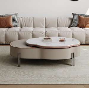 Mesas de <span class=keywords><strong>Centro</strong></span> Multifuncionales Nórdicas de Madera para Sala de Estar, Diseño Moderno de Alta Gama, <span class=keywords><strong>Mesa</strong></span> de Café Abstracta de Lujo para Venta al Por Mayor - Product Image 4