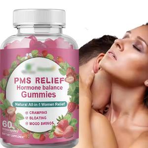 OEM Factory Supplier Female Hormone Balancing PMS Relief Gummies Hautpflege Gummies Kräuter ergänzungen zur Verbesserung der Libido - Product Image 1
