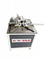 Scie à onglet professionnelle de précision pour atelier industriel, coupe à 45 et 90 degrés, pour profilés aluminium et coins de fenêtres