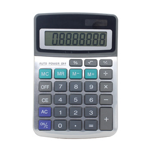 <span class=keywords><strong>Calculadora</strong></span> de Escritorio de Doble Alimentación <span class=keywords><strong>con</strong></span> Pantalla Metálica de 8 Dígitos para Suministros de Oficina - Product Image 5