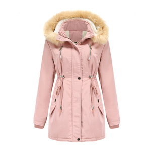 <span class=keywords><strong>Parka</strong></span> de luxe pour femmes, écologique, <span class=keywords><strong>avec</strong></span> <span class=keywords><strong>capuche</strong></span> en fausse fourrure riche, coupe-vent, multi-poches, fermetures éclair, cordon, manteaux en fausse fourrure durables pour femmes - Product Image 6