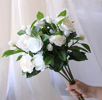 Bunga Bahan PU Dekorasi Hadiah Pernikahan Acara Pesta Natal Bunga Calla Lily Buatan