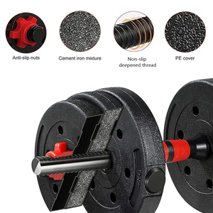 <span class=keywords><strong>Set</strong></span> Combinato di Attrezzature Fitness per <span class=keywords><strong>Palestra</strong></span> Domestica: Bilanciere, Kettlebell, <span class=keywords><strong>Set</strong></span> di Manubri Regolabili da 10kg, 15kg, 20kg per Flessioni e Pesi Liberi - Product Image 5