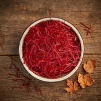 Extracto de Cártamo Orgánico Crudo Procesado por AD, Pétalos de Azafrán Crocus Sativus
