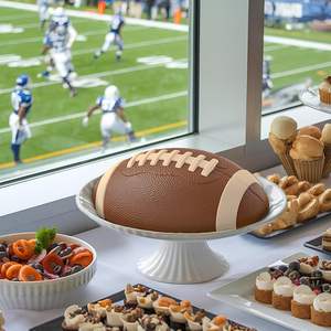 Moule à gâteau sur le thème du rugby, en silicone de qualité alimentaire, résistant à la chaleur, réutilisable pour les événements sportifs, les anniversaires, les outils de pâtisserie - Product Image 5