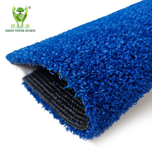 <span class=keywords><strong>Rouleau</strong></span> de <span class=keywords><strong>gazon</strong></span> hybride artificiel extérieur <span class=keywords><strong>professionnel</strong></span> de 12mm avec ligne blanche d'herbe synthétique pour court de tennis de paddle de terrain de sport - Product Image 3