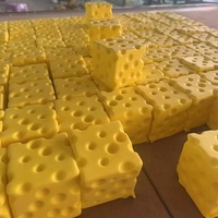 Jouet sensoriel anti-stress en forme de beurre, super doux et adorable, à thème fromager, en PU à rebond lent – Bestseller viral