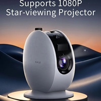 Proyektor Portabel Android 14 Terlaris Grosir S36 Mini Kamar Tidur Romantis Lampu Bintang Kecerahan Tinggi 720P HD Mendukung 4K