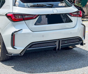 Kit de lèvres inférieures arrière Welta Sport Saloon en ABS robuste, panneau de modification arrière facile à installer, garniture extérieure pratique pour Honda <span class=keywords><strong>City</strong></span> 20-22 - Product Image 6