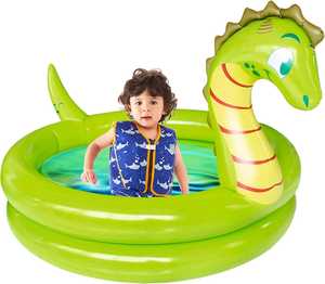 Piscine gonflable pour adultes en PVC, forme de dinosaure, 65x37 pouces, ronde, légère, imperméable - Product Image 2