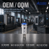 Lumière indicatrice LED en plastique/métal de 12 mm, installation rapide, 12V 24V 110V, étanche IP65, rouge, vert, jaune, montage sur panneau, usage quotidien