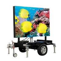 Remolque de pantalla LED móvil Novastar P4Display, fácil instalación para centros comerciales, tiendas minoristas y educación con función SDK