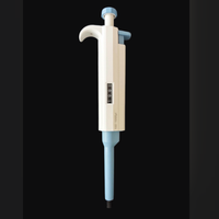 Micro pipettes entièrement autoclavables à canal unique série de micropipettes de capacité 2.5ul-5000ul & 10ml