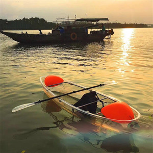 Net <span class=keywords><strong>Red</strong></span> Single Ship Playing Lake Drifting Seaside Chèo Thuyền PC Trong Suốt Chèo Thuyền Thân - Product Image 4