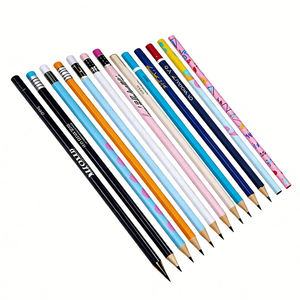 Lápices HB Multicolores Elegantes al por Mayor para Uso Escolar, Lápiz Promocional Triangular con Logotipo Personalizado, Diseño Gratuito, Lápices Estándar - Product Image 1