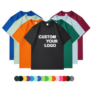 Camiseta de Hombre al por Mayor, Personalizada, 100% Algodón, Corte Holgado, Cuello Redondo, Manga Corta, Lisa, para Impresión, para Todas las Temporadas - Product Image 1
