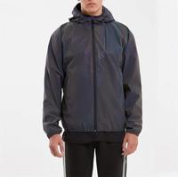 Veste coupe-vent unisexe à capuche réfléchissante arc-en-ciel, fermeture éclair intégrale, polaire, dernière tendance 2024 pour hommes