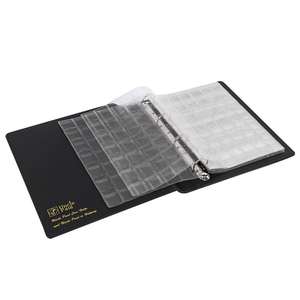 <span class=keywords><strong>Album</strong></span> per Monete in Pelle PU con 4 Anelli, Raccoglitore per Monete con Custodia Protettiva - Product Image 5