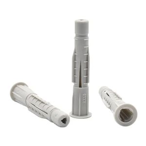 Cheville murale à expansion en nylon PA/PE personnalisée de 6 mm et 8 mm avec ancre de sol et nœud d'expansion <span class=keywords><strong>sans</strong></span> col - Product Image 1