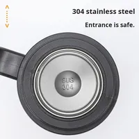 Ensemble bouilloire et tasse Mate avec bec verseur bec d'aigle en acier inoxydable, grande capacité, isolé, portable pour activités de plein air, sport et randonnée