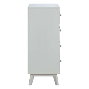 EVEREST marca Tallboy minimalista de madera maciza muebles de sala de estar gabinete 5 cajones respetuosos con el medio ambiente muestra gratis buen precio - Product Image 5