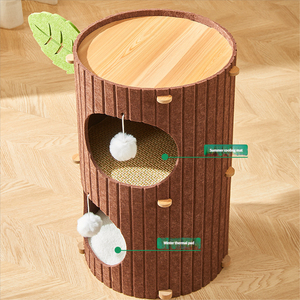 Her dört mevsim için uygun en iyi kedi yuvalar ağaç delik tasarımı kedi tüneli ev güvenli ve rahat kedi dinlenme alanı - Product Image 4