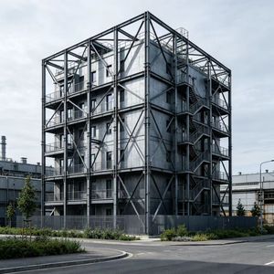 Maison Modulaire Multifonctionnelle en Acier Robuste au Design Industriel pour Centres Commerciaux et Affaires de <span class=keywords><strong>Location</strong></span> à Court Terme - Product Image 2