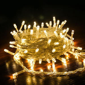 MQ Tenda Luminosa a <span class=keywords><strong>LED</strong></span> in Rame da 10m, 100 <span class=keywords><strong>LED</strong></span>/Luce Bianca Calda, Impermeabile IP44, Decorazione per <span class=keywords><strong>Albero</strong></span> <span class=keywords><strong>di</strong></span> <span class=keywords><strong>Natale</strong></span> <span class=keywords><strong>con</strong></span> Spina US/EU, Dimmerabile, CRI 75 - Product Image 3