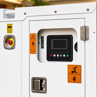 Groupe électrogène diesel à châssis ouvert de 150 kW, triphasé 400 V, faible bruit, pour site minier
