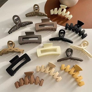 Huixin Hoàn Chỉnh Nhất Đa Phong Cách Frosted Matte Nhựa Móng Vuốt Tóc Hàn Quốc Phụ Nữ Mới Tóc Tóc Claw <span class=keywords><strong>Clip</strong></span> - Product Image 1