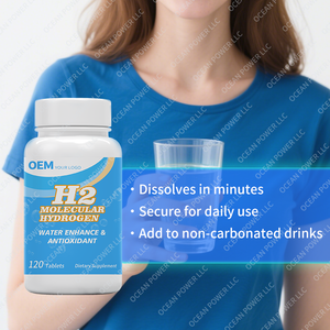 Oem nhãn hiệu riêng nồng độ cao H2 phân tử Hydrogen máy tính bảng hỗ trợ miễn dịch tập thể dục hiệu suất - Product Image 2