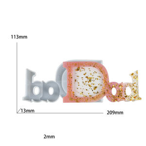 Moldes de Silicona para Marcos de Fotos Familiares en 3D para Resina Epoxi - Moldes DIY para Mamá y Papá para Manualidades y Regalos Hechos a Mano - Product Image 4