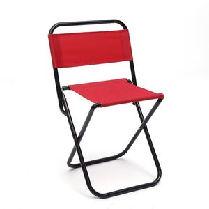 Outdoor Ultra-Light Portable Small Folding Chair Metal Camping Fishing <b>Garden</b> Outdoor Furniture Chair - Product Image 4