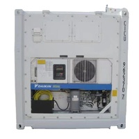 Conteneur de stockage à froid mobile de conteneur de congélateur de réfrigération commerciale de 20ft 40ft de rendement élevé pour la nourriture