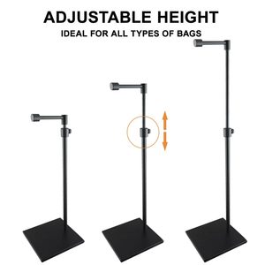 <b>Top</b> Seller Purse <b>Display</b> <b>Stand</b> Adjustable Height Handbag <b>Display</b> <b>Stand</b> Metal <b>Table</b> - Product Image 4